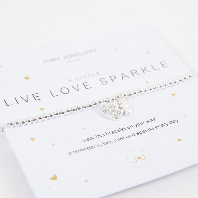 Joma Jewellery Live Love Sparkle Bracelet
